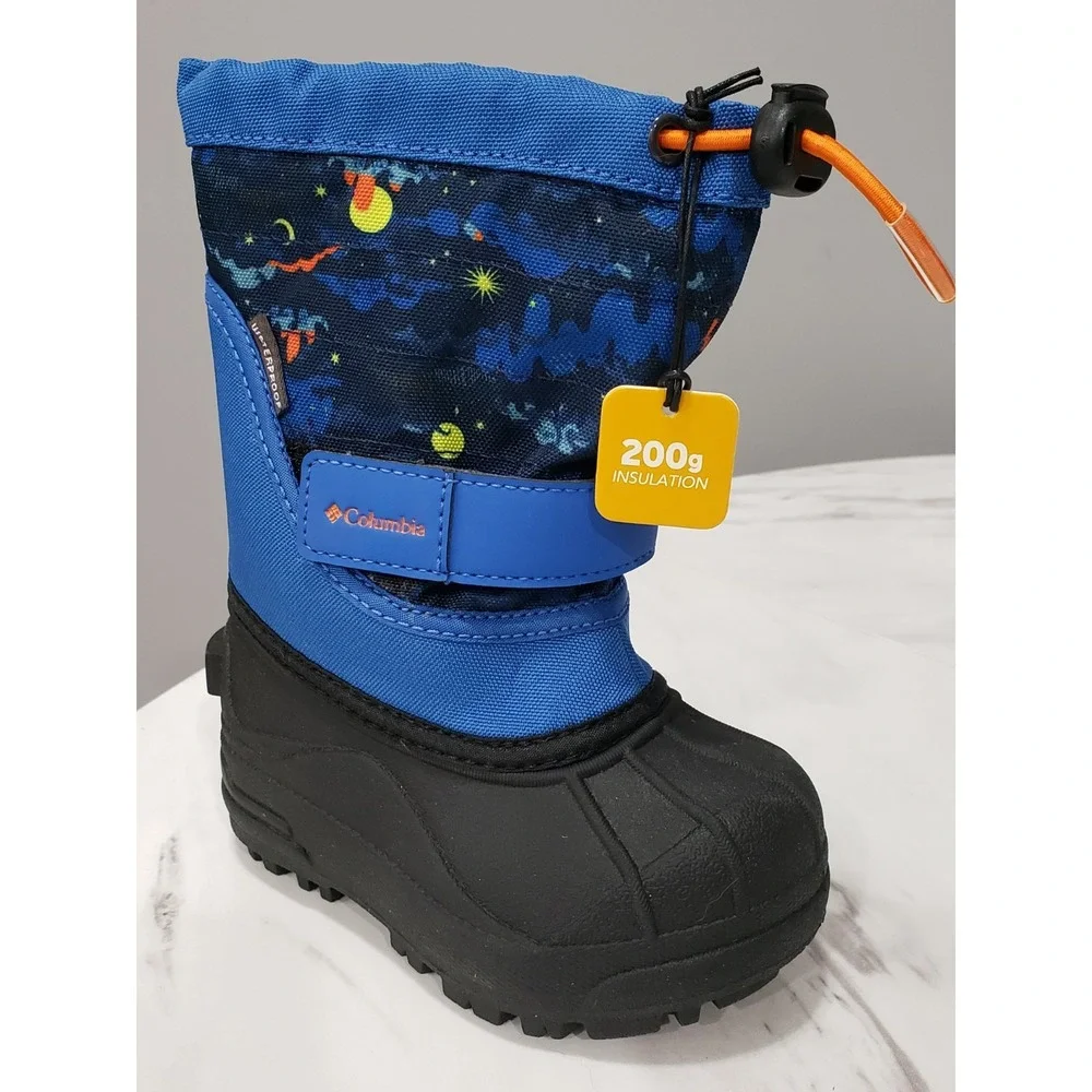 NEW SIZE 7 TODDLER BABY COLUMBIA Youth Kid POWDERBUG PLUS II Winter Snow Boots